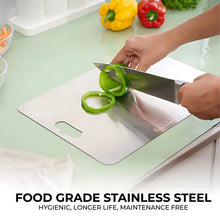 Stainless Steel Vegetable & Fruit Cutting Chopping Board (31×20 Cm / 1 Pc)